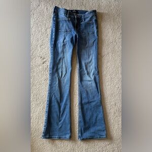 Hollister low rise boot cut/flared jeans